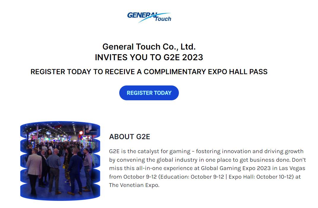 Next stop will be at G2E 2023 Las Vegas